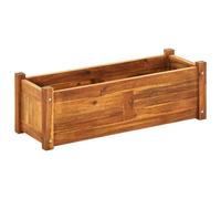 vidaXL Garden Raised Bed Acacia Wood 76x27.6x25 cm UK