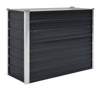 vidaXL Garden Raised Bed Anthracite 100x40x77 cm Galvanised Steel