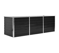 vidaXL Garden Raised Bed Anthracite 240x80x77cm, Grey