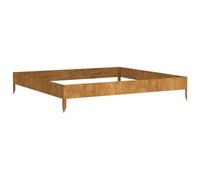 vidaXL Garden Raised Bed Outdoor Planter Flower Box Planter Pot Corten Steel