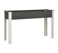 Garden Raised Bed WPC Grey Outdoor Planter Pot Flower Box Multi Sizes vidaXL