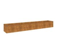 (291 x 50 x 36 cm) vidaXL Garden Raised Bed Outdoor Planter Pot Patio Flower Bed Corten Steel