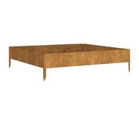 vidaXL Garden Raised Bed 100x100x26 cm Corten Steel