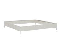 vidaXL Garden Raised Bed Outdoor Planter Pot Patio Flower Box Stainless Steel