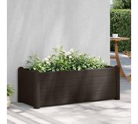 vidaXL Garden Raised Bed PP Mocha 100x43x35 cm