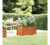 vidaXL Garden Raised Bed Rusty 100X40X45cm Corten Steel, Brown