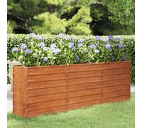 vidaXL Garden Raised Bed Rusty 240x40x77 cm Corten Steel, Brown