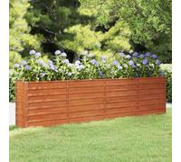 vidaXL Garden Raised Bed Outdoor Pot Patio Raised Bed Flower Pot Stand Vegetable Herb Bed Plant Stand Planter Box Rusty Corten Steel