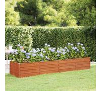 vidaXL Garden Raised Bed Rusty 320x80x45 cm Corten Steel
