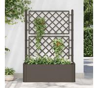 Garden Raised Bed with Trellis & Self Planter Multi Colours 100/43 cm vidaXL