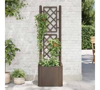 Garden Raised Bed with Trellis & Self Planter Multi Colours 100/43 cm vidaXL