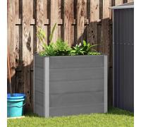 vidaXL Garden Raised Bed WPC 100x50x91cm Grey