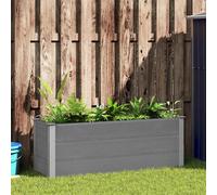 vidaXL Garden Raised Bed WPC 150x50x54 cm Grey