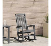 vidaXL Garden Rocking Chair Light Grey 92 x 70 x 108cm HDPE