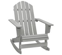 vidaXL Garden Rocking Chair Wood Grey