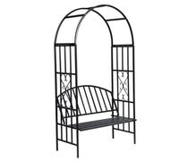 Vidaxl Garden Rose Arch With Bench