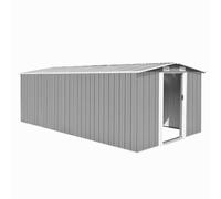 Vidaxl Garden Shed 257X489X181 Cm Metal Grey