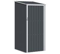 vidaXL Garden Shed Outdoor Tool Equipment Furniture Protection Storage House Sloping Design Roof Weather-Resistant Anthracite Galvanised Steel