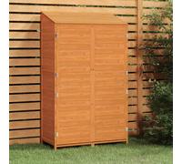 vidaXL Garden Shed Brown 102x52x174.5cm Solid Wood Fir, Brown
