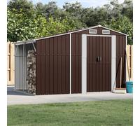 Garden Shed Outdoor Storage Shed Patio Yard Tool Shed Galvanised Steel vidaXL