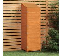 (brown, 55 x 52 x 174.5 cm) vidaXL Garden Shed Outdoor Storage House Patio Tool Organiser Solid Wood Fir