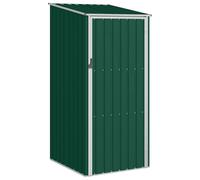 vidaXL Garden Shed 87X98X159cm Galvanised Steel - Green, Green