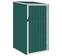 vidaXL Garden Shed 87X98X159cm Galvanised Steel - Green, Green