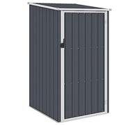 vidaXL Garden Shed Anthracite 87x98x159 cm Galvanised Steel UK