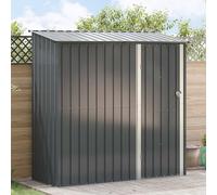vidaXL Garden Sheds Anthracite 203 x 85.5 x 200 cm Metal