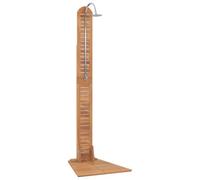 vidaXL Garden Shower Solid Teak 70x75x204 cm