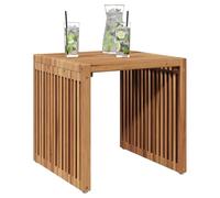 vidaXL Garden Side Table Brown 45 x 45.5 x 45.5 cm Solid Teak Wood