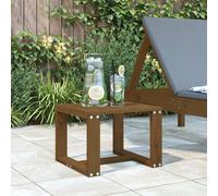 vidaXL Garden Side Table Outdoor Dining Table Honey Brown Solid Wood Pine