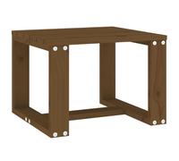 vidaXL Garden Side Table Outdoor Dining Table Honey Brown Solid Wood Pine