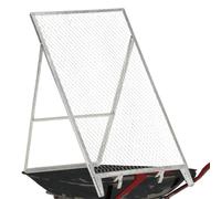 vidaXL Garden Sieve Galvanised Steel Compost Grid Garden Strainer Soil Sieve