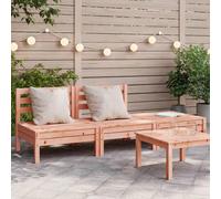 vidaXL Garden Sofa 3-Seater Solid Wood Douglas