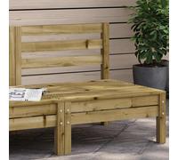 vidaXL Garden Sofa Armless Impregnated Wood Pine