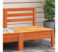 vidaXL Garden Sofa Armless Wax Brown Solid Wood Pine