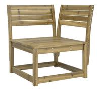 vidaXL Garden Sofa Corner 73x73x78 cm Impregnated Wood Pine