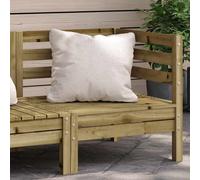 Garden Sofas Corner Outdoor Sectional Sofa Couch Solid Wood Douglas vidaXL