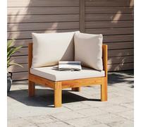 vidaXL Garden Sofa Corner with Cushions Solid Wood Acacia