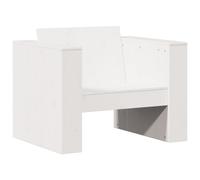 Vidaxl Garden Sofa White 79X60X62 Cm Solid Wood Pine
