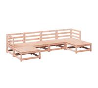vidaXL Garden Sofa Set 6 Piece Outdoor Sofa Corner Sofa Solid Wood Douglas Fir