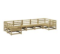 vidaXL Garden Sofa Set 7 Piece Outdoor Sofa Corner Sofa Impregnated Wood Pine