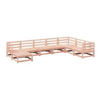 vidaXL Garden Sofa Set 8 Piece Outdoor Corner Sofa Solid Wood Douglas Fir