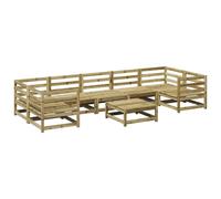 Garden Sofa Set 8 Piece Outdoor Sofa Set Corner Sofa Solid Wood Pine vidaXL