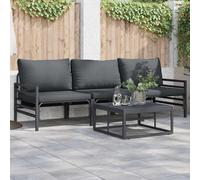 vidaXL Garden Sofa Set Anthracite Steel