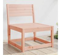 Garden sofa natural Douglas solid pine 63.5x73x78cm armless outdoor seat modular