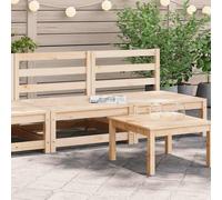 vidaXL Garden Sofas Armless 2 pcs 70x70x67 cm Solid Wood Pine