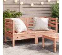 vidaXL Garden Sofas Corner Outdoor Sectional Sofa 2 pcs Solid Wood Douglas