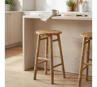 vidaXL Garden Stool Natural Ø 38 x 68 cm Bamboo